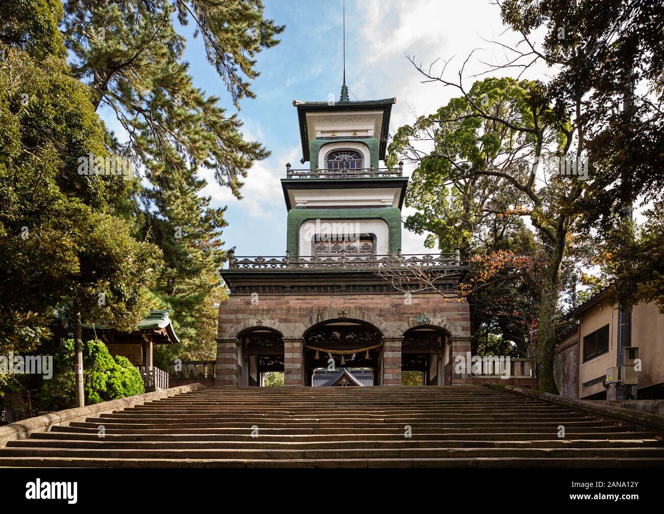 Oyama Shinto Schrein in Kanazawa, Japan Stockfoto