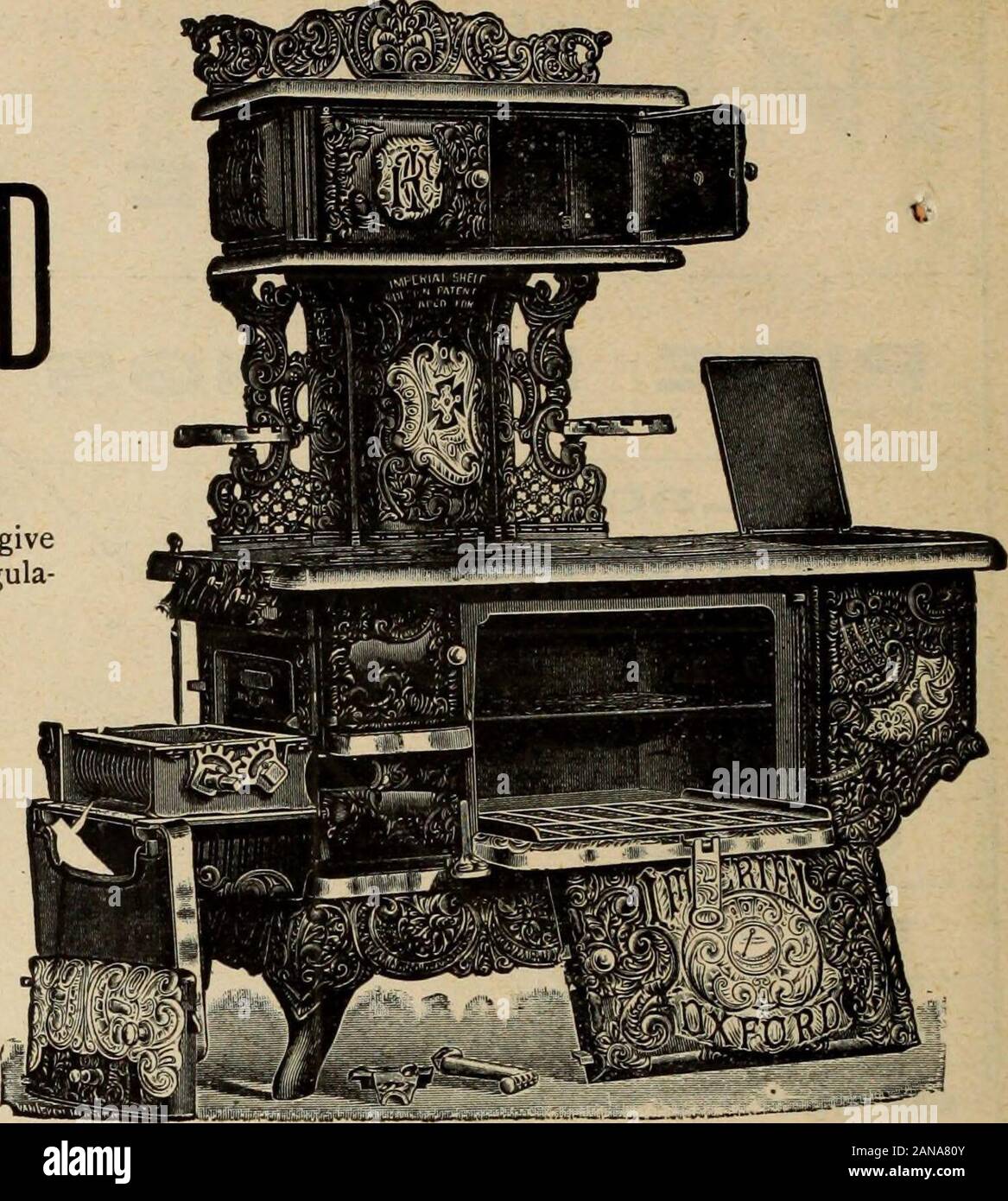 Hardware Merchandising (Januar-Juni 1902). Versichert schnelle Verkäufe. Die hervorragenden neuen Funktionen und dem patentierten Verbesserungen eine Überlegenheit schnell geschätzt - seine praktische Einfachheit der Regula- und Wirtschaft mit Kraftstoff es jedem empfehlen. Die DIFFUSIVEN FLUE CONSTRUCTIONFRONT-GRATEOVEN THERMOMETERDRAW-OFEN RACK und andere Details der Konstruktion Appell unwiderstehlich andie Käufer. Uns für vollständige Informationen schreiben, wenn Sie arent handlingthem, und bereit, für die Frühjahrstagung des Handels. Das GURNEY FOUNDRY CO., Limited, Toronto. WINNIPEG. VANCOUVER.. Das GURNEY - MASSEY CO., Limited, Montreal. Stockfoto