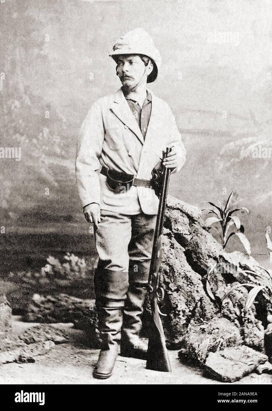 Sir Henry Morton Stanley, John Rowlands, 1841 bis 1904 geboren.  Walisische Journalistin und Explorer. Stockfoto