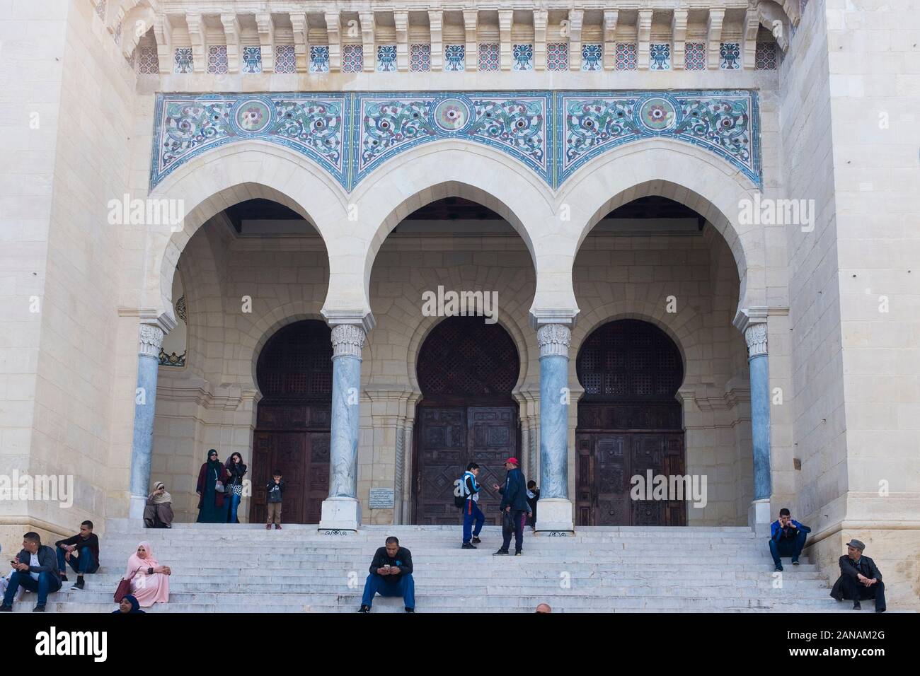 Die Ketchaoua-Moschee befindet sich am UNESCO-Gelände der Casbah von Algier in Algerien. Stockfoto