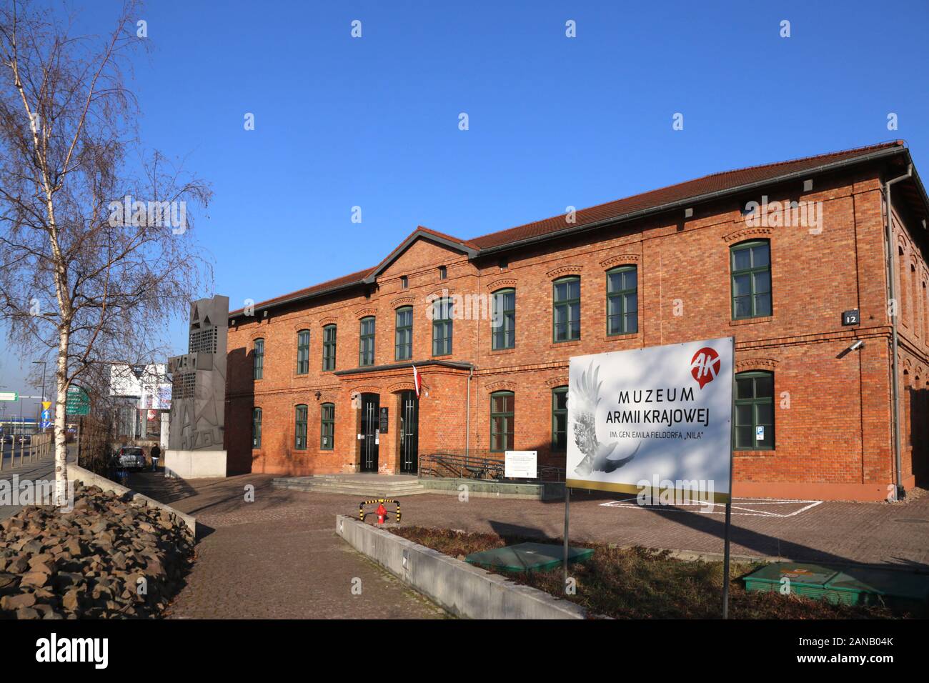 Krakau. Krakau. Polen. WW II Heimatarmee Museum in der alten Kaserne Gebäude. Stockfoto