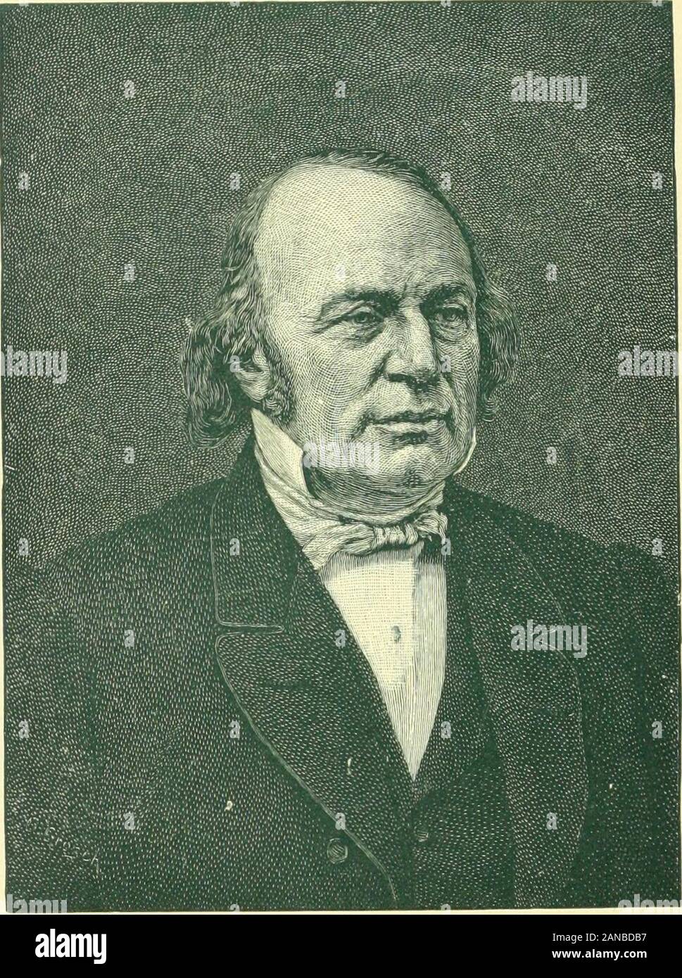 Das Ridpath Bibliothek von universal literatureA biographische und bibliographische Übersicht der bedeutendsten Autoren der Welt. LOUIS J.R. AGASSIZ. AGASSIZ, Jean Louis Rodolphe, eine celebrat-ed-schweizerisch-amerikanischen Naturforscher und Autor, geboren atMotier, Schweiz, 28. Mai 1807 starb; am Cam-bridge, Mass., 14. Dezember 1873. Vor comingto Nordamerika, 1846, zeichnete er sich hatte himselfby seine Forschungen in verschiedenen Abteilungen der naturalhistory und Wissenschaft, insbesondere durch seine großen Werke, auf Französisch geschrieben, auf Fossile Fische und auf theGlaciers der Alpen. Gegen Ende 1847 die wissenschaftliche Schule an der Kurvenscheibe Stockfoto