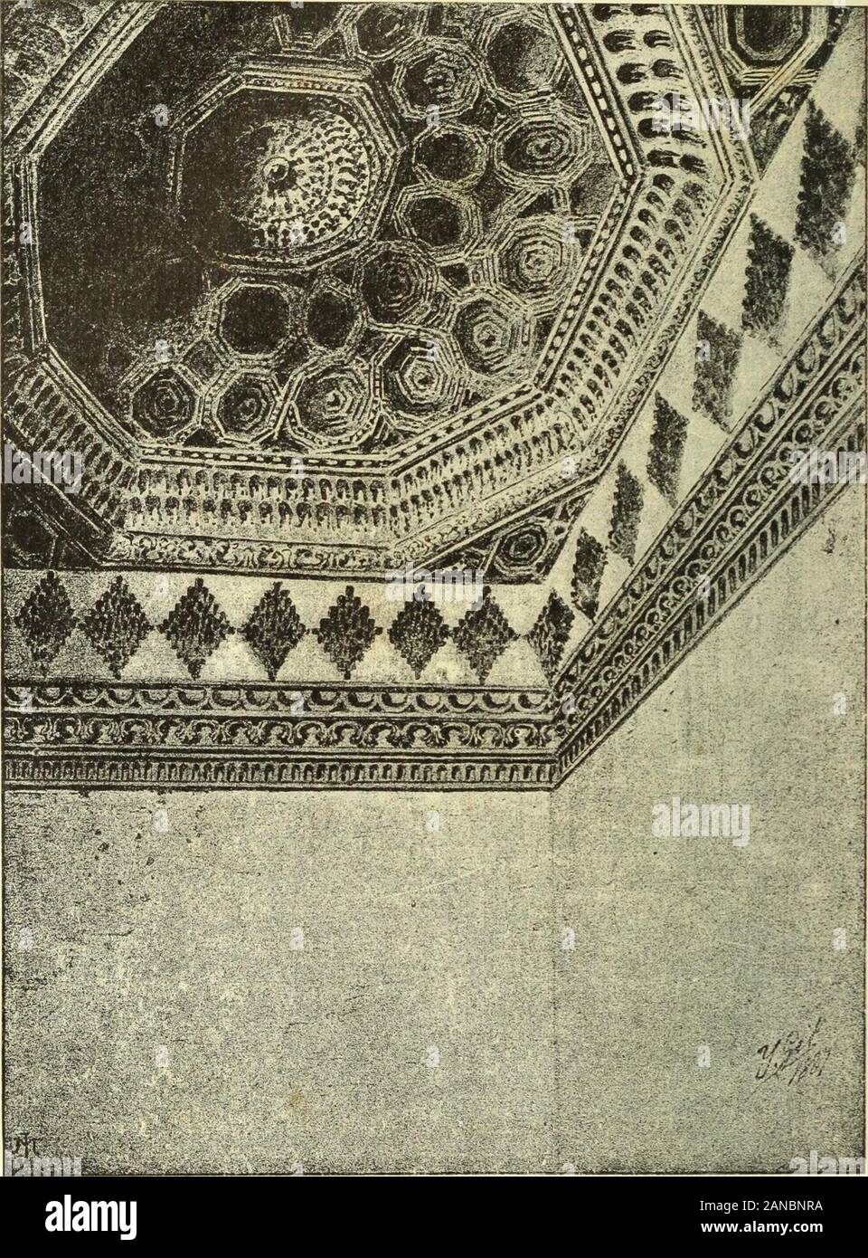 España, sus monumentos y Artes, su Naturaleza e Historia. ral de aquellaseñorial Morada, kein Heu á la verdad Nada más maravilloso nique dé Idee de la magnificencia de aquellos proceres castellanosque labraban De lugares Tan humildes como Penarenda monu-mentos de la importancia que ofrece en Todos sus departamen-tos El Palacio de los Condes de Montijo. Cuadrado el patio, Enel eje de La Fàbrica, enriquecidas muestra las Galerías superiorespor elegante balaustrada, con Ricas entalladuras; y mientras enla techumbre de la Galería minderwertig se advierte, keine Sünde sorpresa, La Tradición Mudejar, dar Stockfoto