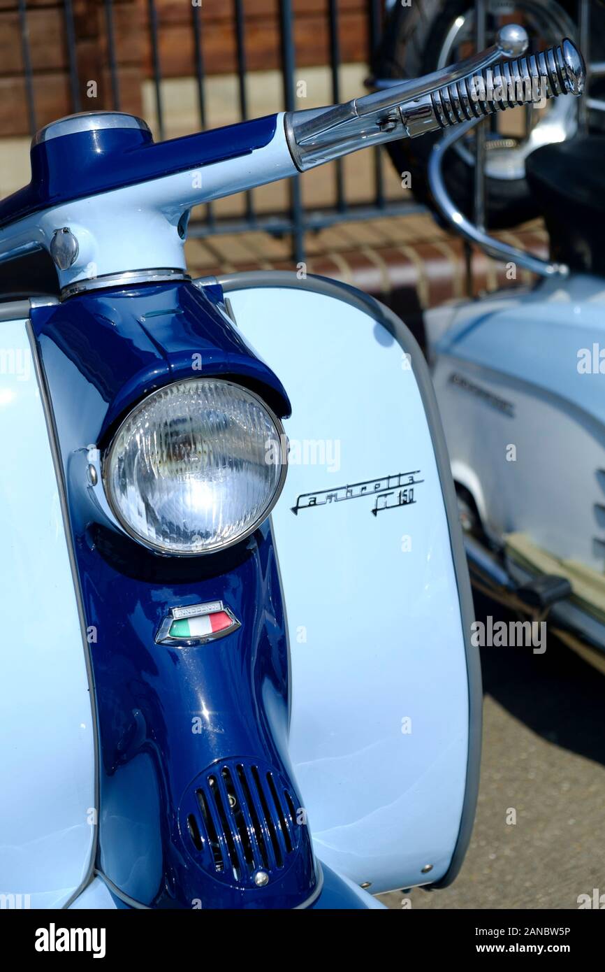 Lambretta Li Serie 1 Roller Stockfoto