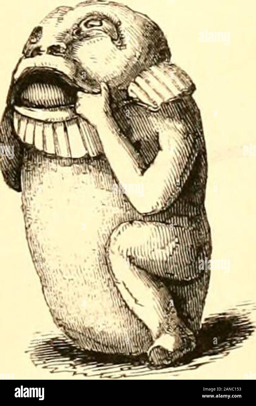 Die Geschichte der Banbury: inkl. reichhaltigen Historischen und antiquarischen Hinweise auf die Nachbarschaft. Abb. 6. JEOTESQUE FIGUEE ÜBERRESTE DER EHEMALIGEN KIRCHE VON BANBURY. (Siehe Seite lo -^.) Stockfoto