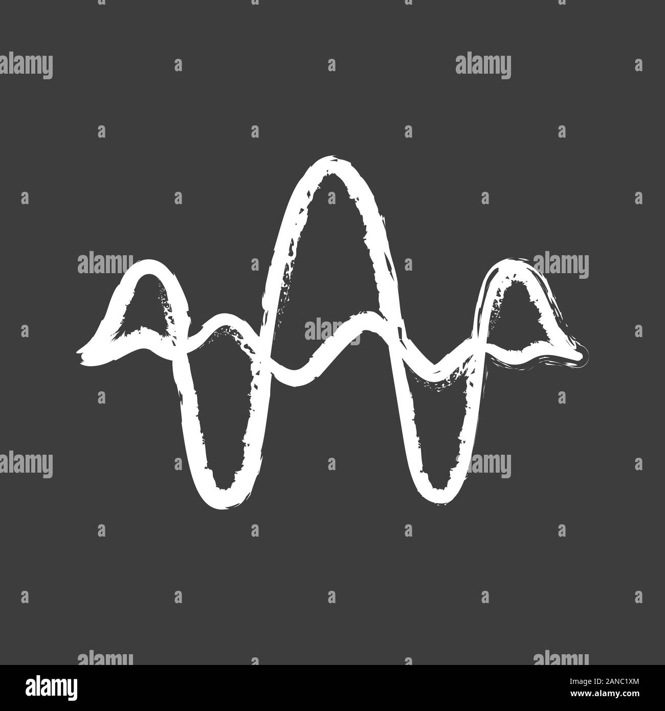 berlappende Kurven, Wellen chalk Symbol. Vibration, Gerusche Amplitude.  Musik, stereo Frequenz. Audio, digital Schallwellen. DJ-Soundtrack. Iso  Stock-Vektorgrafik - Alamy