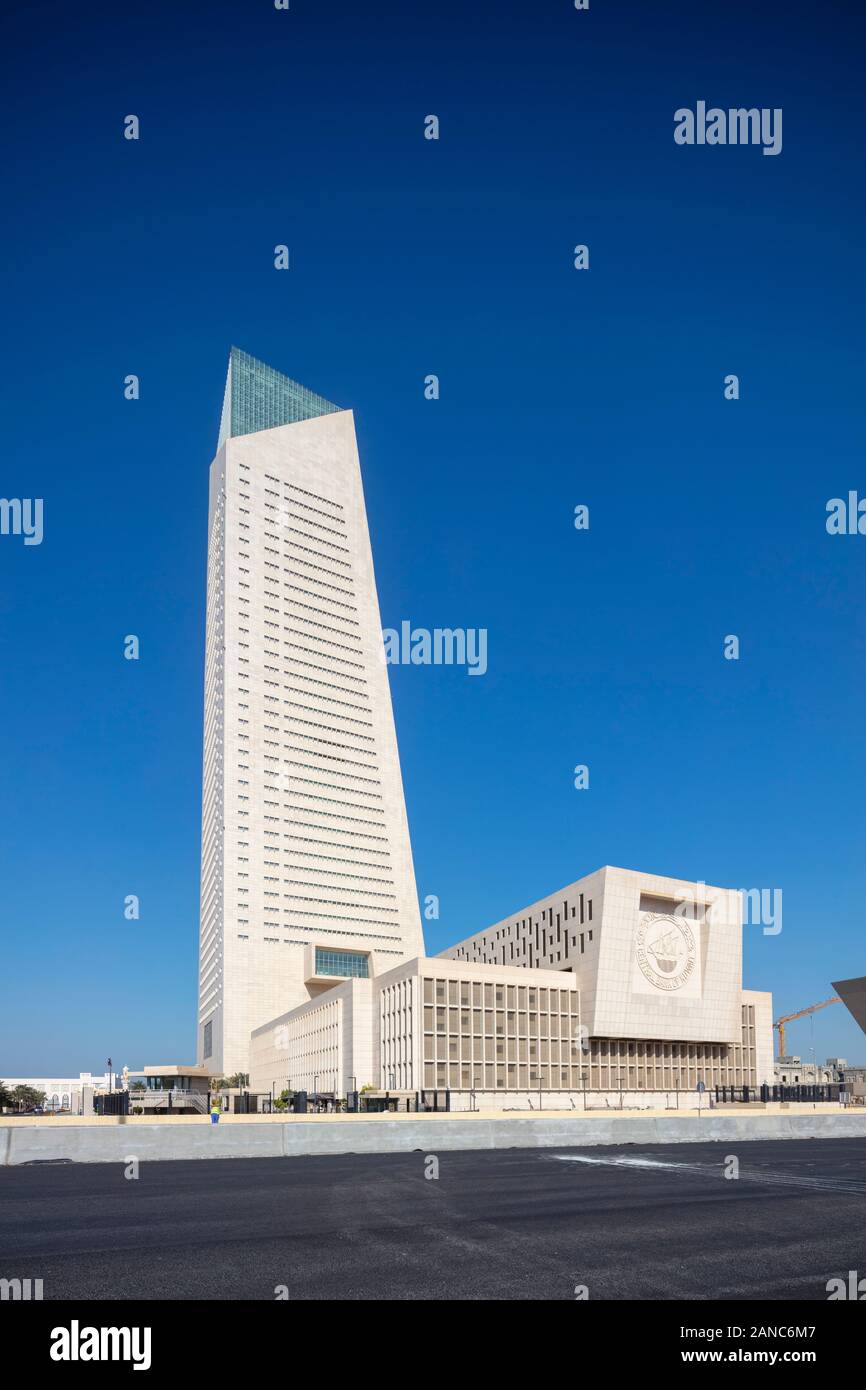 Zentralbank von Kuwait Neues Gebäude am Hauptsitz, Kuwait-Stadt Stockfoto
