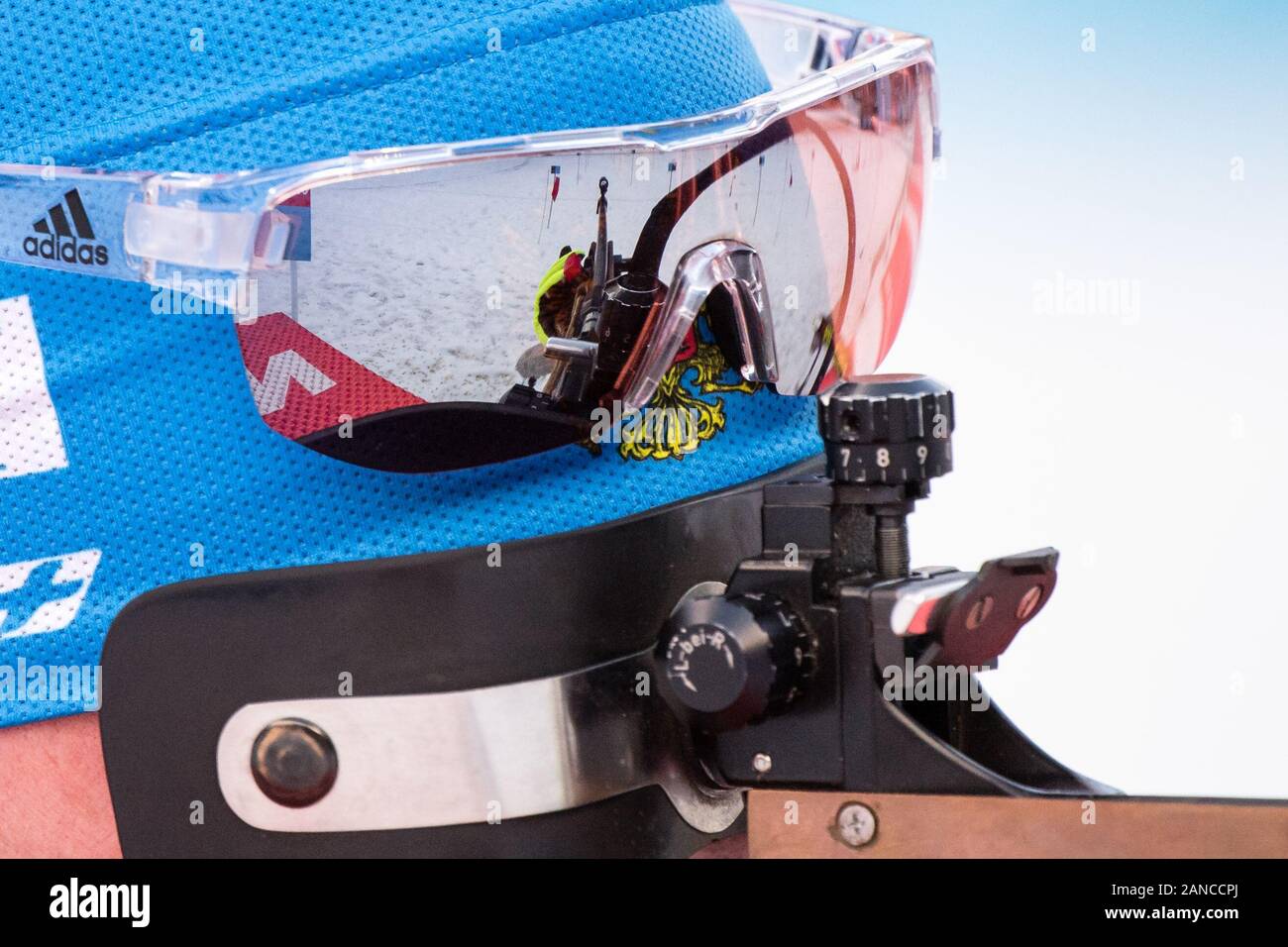 Ruhpolding, Deutschland. 16 Jan, 2020. Biathlon: Wm, Sprint 10 km ...