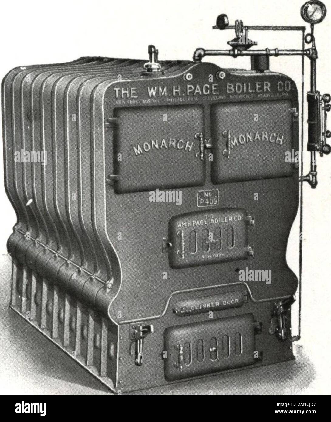 Katalog & Preisliste: Seite freiwillige und Monarch Dampf und Warmwasser Heizung Kessel und Spezialitäten. Abl. 0 (U J - 0 o^0 + - • G QJ (n0 ein QJ ABL 0) ai^r: c&lt;:-. s So:-g Rati Square Nicht (Q11 JD. O bfiO Anzahl Größe 0 und In den Alten 11A 150 175 0 33 37 2 - 13^5 60.00 11 $ B 200 225 11 1 38 42 2 - 13^5 70.00 ISA 325 375 15 0 38 42 2 - 2 6 97 00 15 B 400 450 15 1 43 47 2 - 2 6 114,00 17 B 475 575 17 1 44 K 541 / 2 - 23^7 136,00 17 C 550 650 17 2 581 48/2/2 - 23^7 154,00 17 0 625 725 17 3 621 52/2/2 - 23^7 172.00 19 B 650 800 19 1 46 50 2 - 2 J^7 184,00 19 C 750 900 19 2 50 54 2-23^7 197.00 19 D 850 1000 19. Stockfoto