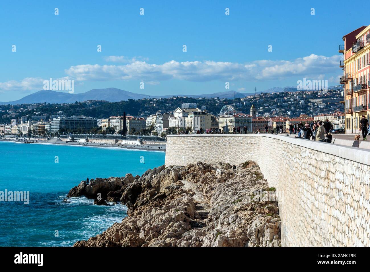 Schöne Küste, französische Riviera, Cote d'Azur, Frankreich. Stockfoto