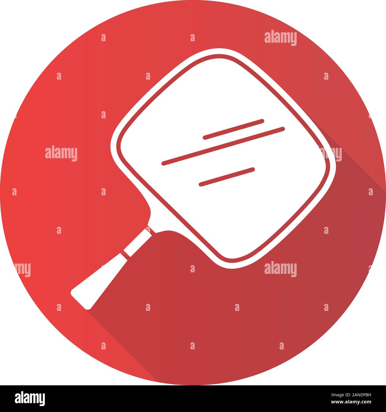 Spiegel flache Bauweise lange Schatten glyph Icon. Kleine mobile Tool für sich selbst Rasieren und Verfassung. Hairstylist Zubehör. Instrument zur Übersicht zurück Haar Stock Vektor