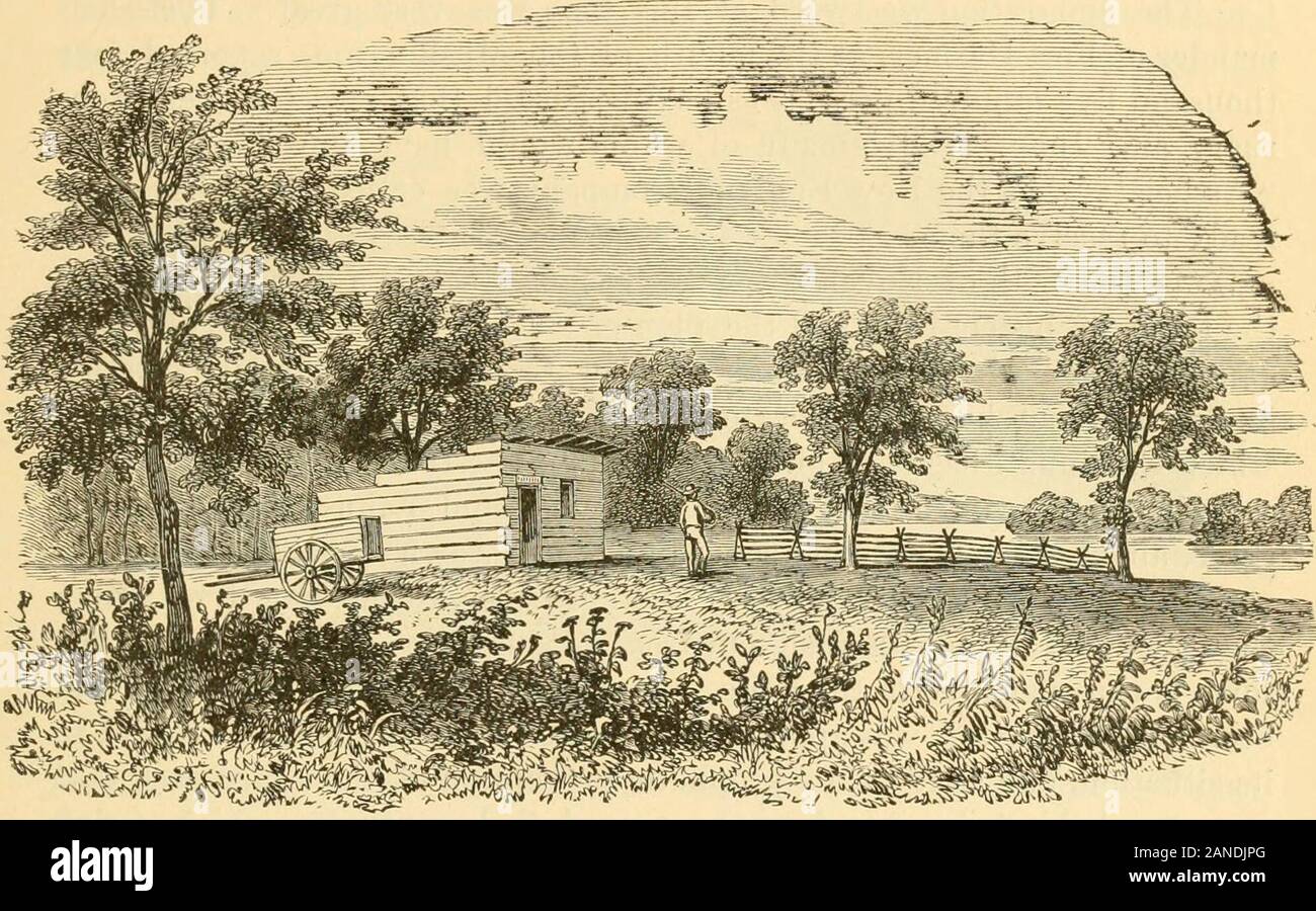 Die Geschichte der Marshall County, Iowa, mit einer Geschichte der Grafschaft, seine Städte, Gemeinden, &c., ein biographisches Verzeichnis der Bürger, Krieg Aufzeichnung seiner freiwilligen Ende der Rebellion, allgemeine und lokale Statistiken, Portraits der frühen Siedler und prominente Männer, Geschichte der Nordwesten, Geschichte von Iowa, Karte von Marshall County, Verfassung der Vereinigten Staaten, sonstige Angelegenheiten, etc. urnpikefrom Cumberland nach Westen. Durch die müde Winter Tage toiledon und durch Ayn-il waren alle auf der Yohiogany hadbeen, wo die Schiffe gebaut, und auf einmal für die Muskingum gestartet. Hier sind Sie Stockfoto