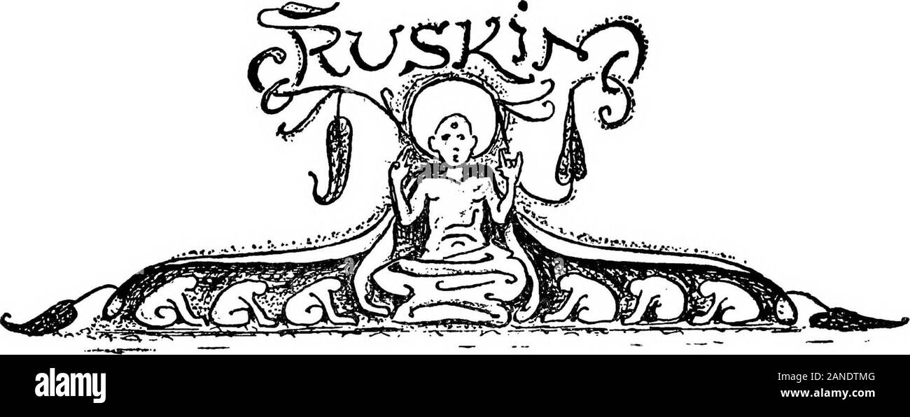 Zweifel und andere Dinge, Vers und Abbildungen. Tis erzählte von Ericson die große, von früh bis spät. Er benutzte ein kleines Set von Tools aus seiner Kindheit; Sie defekt und aber wenige, noch nicht ausreichend, um mit ihnen zog er seine tolle Designs und der gemessenen Linien mit absoluter Geschicklichkeit. Lassen Sie seinem Beispiel die Regel sein - Idee zuerst und dann das Werkzeug. Aber zeigen sie nicht wie die albernen Narren Nichts aber - Geschicklichkeit. [254] von Microsoft® digitalisiert. Schön, da sind die Steine von Venedig - Ruskins Hände Sie sind eine Bedrohung, ihm scheint, dass er allein der Wert eines Steines wissen können, dennoch werde ich anfangen zu denken Stockfoto