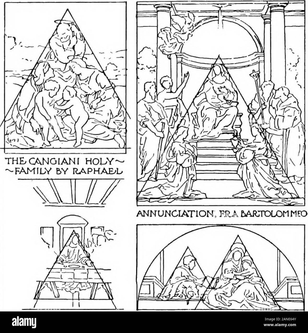 Die schöne Notwendigkeit; sieben Essays über die Theosophie und Architektur. iejancjuIhAR^ jYNonrw cp thh lAfT JUDqMENT, p: iyi* T01i3rU1 BD-EMPUDYMBNT DER. E/QUILATBRAL/v-TTilANQLL IN R. E/NAISSANCL PAlNTINO-v,. Die, letzte JUPPtRi, CE/eingeben, DIE) MADONNA DEb" ACCO, BYONLY (RiiTORfD) von tAVINCI ANDUtA Dbb JARTTO 55 54 Stimmung und affectationof der Zeiten, aber Alsoin der Aufgabe durchdie Künstler von thoseobscurely geometricalarrangements und Gruppe-ings, die worksof die größten Meister, so erfüllen das Auge des Betrachters andhaunt der Speicher (Illustra- tionen 55, 56). Skulptur, sogar morethan p Stockfoto