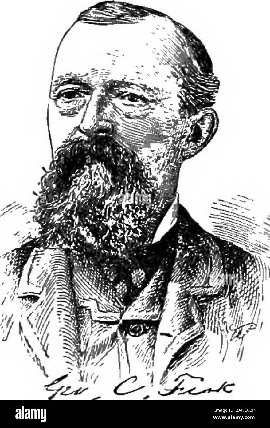Die Nationalen cyclopaedia von amerikanischen Biographie: In der Geschichte der Vereinigten Staaten als im Leben der Gründer, Erbauer dargestellt, und die Verteidiger der Republik, und der Männer und Frauen, die die Arbeit machen und Formen sind die Gedanken der Gegenwart, von bedeutenden Biografen, aus jedem Mitgliedstaat ausgewählt, überarbeitet und von den herausragendsten Historikern, Gelehrte und Staatsmänner der Tag bearbeitet. Der amerikanische Biografie. 245. Mit dem Unternehmen. Risiko, George Clement, Hersteller, wasbora bei Hinsdale, N.H., Marcli 4, 1831, des Sohnes ofThomas T. und Emily (Hlldreth) Fisk. Herr Fis Stockfoto