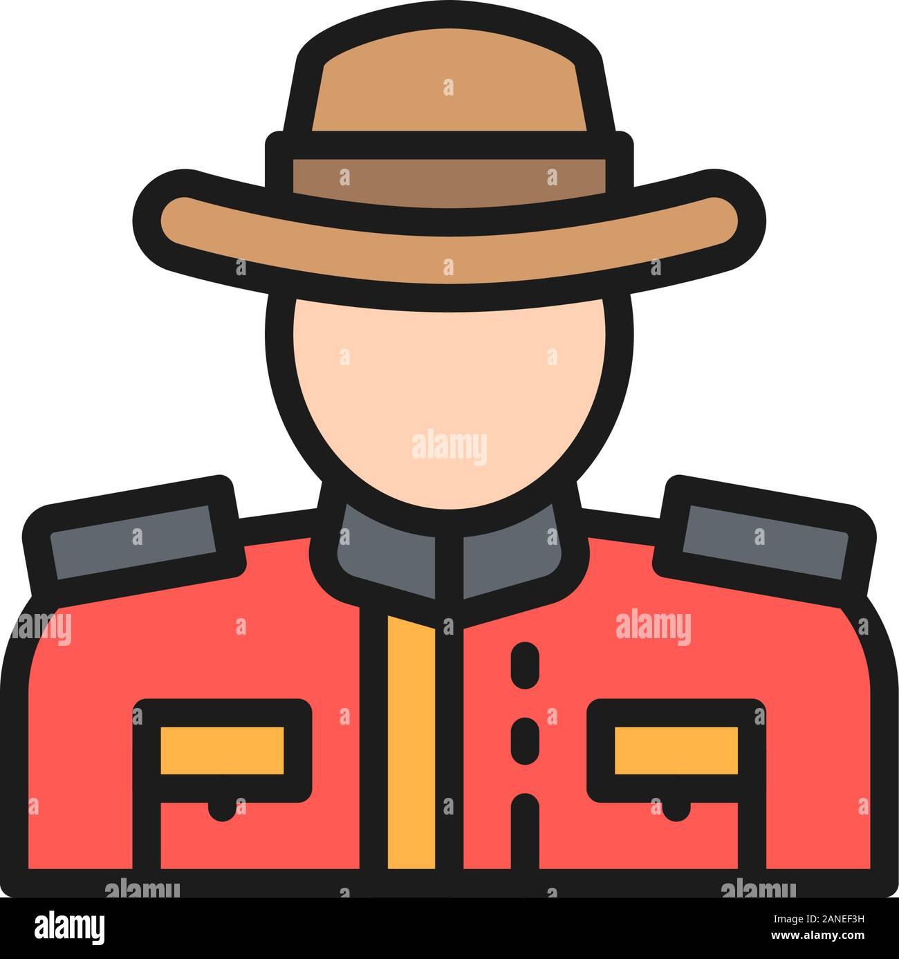 Kanada royal canadian mounted police Stock-Vektorgrafiken kaufen - Alamy