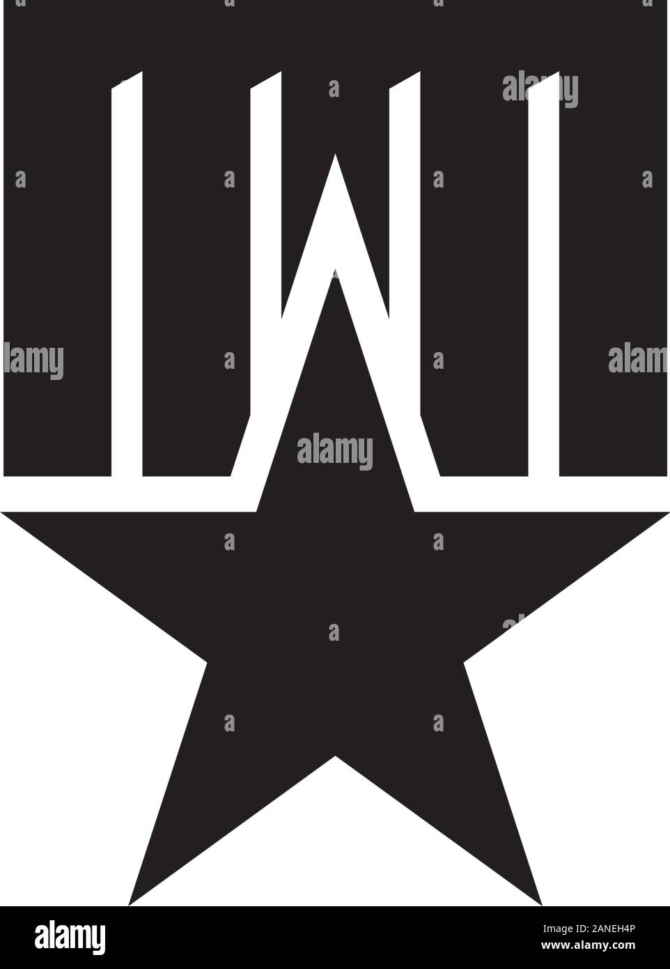 Armee militärische Vektor Icon Design vorlage Stock Vektor