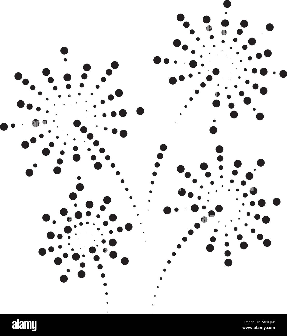 Feuerwerk Vektor icon Abbildung Design Template Stock Vektor