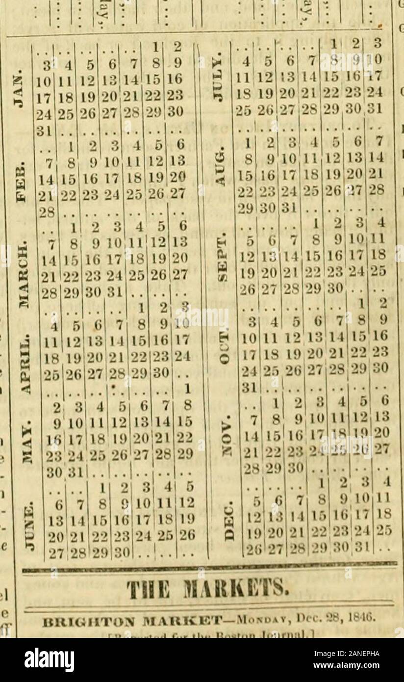 Monatliche Besucher des Bauern. niedriger war thanlast Bericht. Von der Boston tägliche Anzeigenkunde. BRIGIITO. N MAHKET FÜR 1640. 3 S, i; 70 Betf Rinder, Umsatz*^ II 2 15 geschätzt, lf^speichert, 3UJ, -- "U 105,350 44,940 Siieep, Schweine, 48.010 Rinder-, 13,275 Plorca, 107,9 (! 0 Slieep, 56,580, 37,310 Rindfleisch Caltle, 4, I3 li Speichert,, 70,274 52,740 Shirp, Schweinen, 1845. Geschätzte eales, 1814. geschätzter Verkäufe, 102,239 200,824 $ 1,689,374 41,871,11381,893,048 COIVCORD WIIOI. ESAI. E CASH PREISE AKTUELLE. Für West Indien waren und. Gbocebies, Mehl, Getreide, PboDCCE, Iro. Ich & Stahl, Gips, Salz, Kalk, itt.tc. Corre Stockfoto