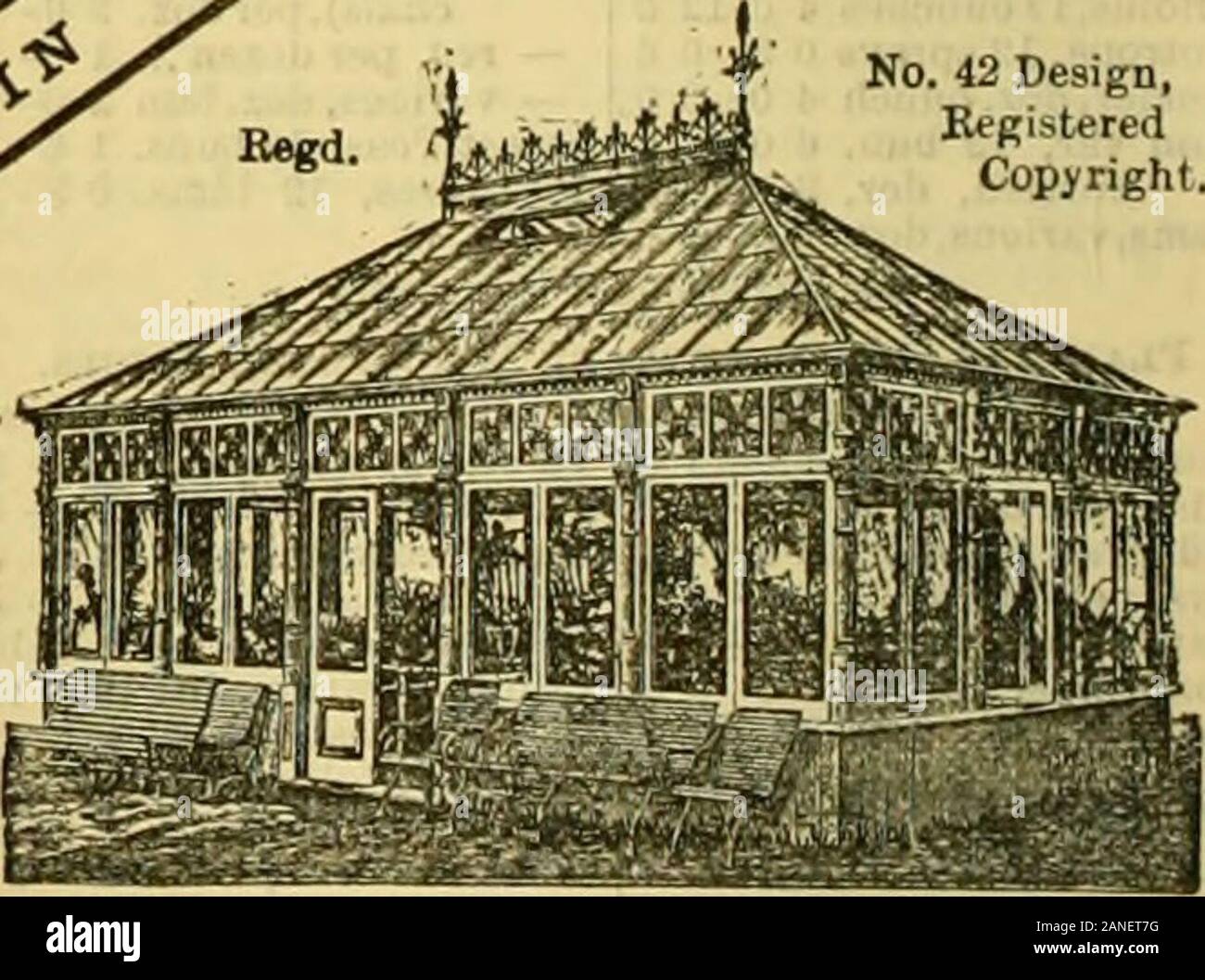 Die Gärtner' Chronik: Eine wöchentliche Illustrierte Zeitschrift über Gartenbau und verwandte Themen. Nr. 42 Design, RegisteredCopyright. ILLUSTRATEDCATALOG, POST-frei. WRINCH & SC und 57, HOLBORN VIADUKT, LONDON, E.C.. IPSWICH. Etablierte Isis. 55, Lionel Street, Birmingham. HENRY HOFFNUNG GARTENBAU BUILDER und Heizung Ingenieur. NEWCATALOG von Gewächshäuser & GardenFrames, nur erteilt, wird gesendet, post-frei, zu anyaddress, auf referenoe tothis Werbung. Stockfoto