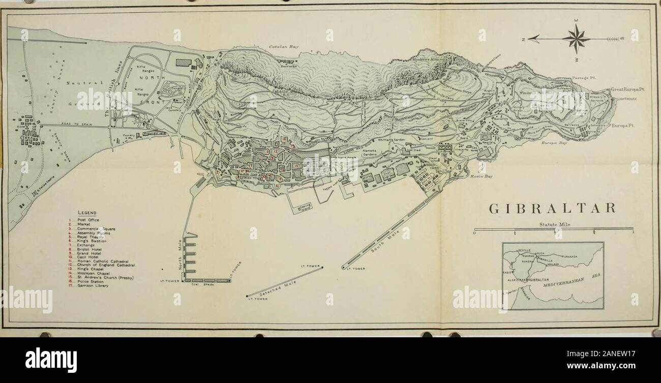 Ports des worldGibraltar. Zeitvertreibe der Zigeuner - Spanien wunderbar. Die Regenzeit in der Regel extendsfrom Oktober bis Ende April. In den verbleibenden Monaten Regen selten fällt. Die durchschnittliche jährliche Niederschlagsmenge von 1900 bis 1918 war 31.40 Zoll; die höchste rainfallwas zwischen 1914 und 1915 aufgezeichnet, 57-8 iinches; und die niedrigste war zwischen 1917 und 1918, 20,22 Zoll. Thirlij-Five GIBRALTAR MEMORANDUM Diese leere Seiten sollte verwendet werden, um Hinweis Artikel von Interesse, die Sie wollen zu 36 GIBRALTAR GIBRALTAR MEMORANDUM MEMORANDUM Thirty-Seven Thirty-Eight M. co o CO 0D co o erinnern.^ Stockfoto