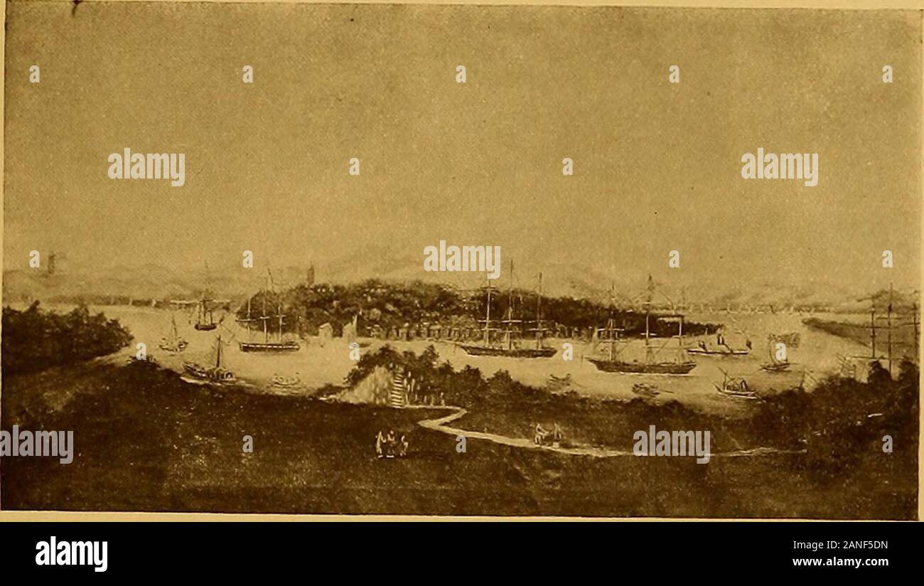 Die Marine Zimmer des Peabody Museum von Salem. Macau um 1840. WHAMPOA ÜBER 1840 Port des Kantons. Rinde, Zeitraum 1890, 3 Füße. Modell von John Adams von Salem, 1904. Brig, vermutlich ein französisches Modell, späten 18. oder frühen 19. Jahrhundert, 2&gt; yifeet. Modell von Stanford White von New York importiert und laterowned von F.D. Millett, der sein Leben auf der Titanic verloren. Themodel wurde das Museum von seinem Sohn gegeben. Brig, Amerikanische (so beabsichtigt), ca. 1850, 3} 4 Füße. Eine kuriose und interessante Modell aus Palm markröhre stripsby Eingeborenen an der Westküste von Afrika über 1852 expressingtheir Ideen der Form und propor Stockfoto