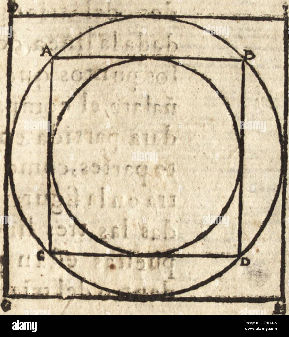 Varia conmensuracion para la Escultura y Arquitectura. cisn del por nofer muy Al propofítonueílro. POr otra Manera fe doblan El circulo*y clquadrado, j cscC-ta: Hazefe primero El circulo Menor, y se fe hazc íobre vil GMOMET &Lt;lfj, TlT. t.i 4 Ti.los E. Abb. H. ferá cárii - bié doblado íiíayór queeídedencro pórdüe elíadoE. G. tciidrá La rnjf-ma diííanch que ay ériel qü Adra do Menor defde AJiafta D. dentarte - "Ra, que el ladodeíqUá* drádd fháyor Es tatitocómo k diagonal delmenor* CAnrvto ortNTo&gt; tqjta t&gt; E LAtivmon DÉ LAS líneas&gt; y reducción de círculos eine lineas yy quadradost Contiene • Cinco Stockfoto