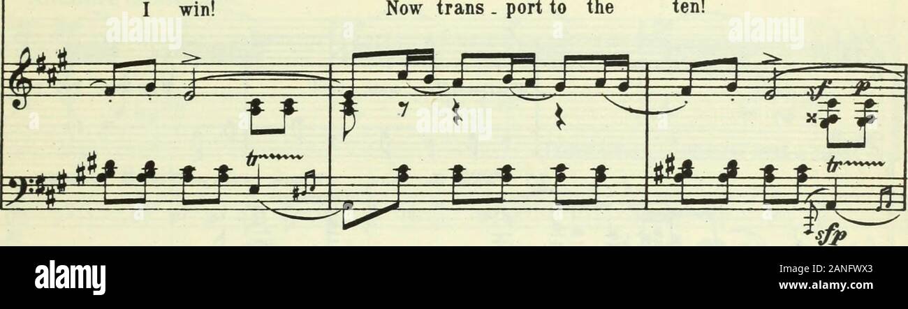 Die Pik Dame: eine Oper in drei Akten und sieben Szenen. A A M TCHAPLITSKY.^v Ich ¥ 5 &Lt;p r h h1 Trans.-Port zu den zehn!. PRINCE (Fang-Anblick.) ga v? Ich fai w = w m m So, mein Pre. geschickt. Ich. war recht auf thisoc. y Dj&gt; Stockfoto