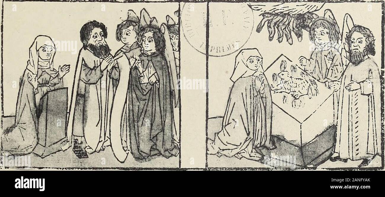 Catalogue raisonné des premières Impressions de Mainz (1445-1467): avec une plance en phototypie. # Brabâfara * tF £ ngel îBannr - Anna* trcrngcl. mît U Ich m putb tf rrfiopfûg-rm^ oîîKa * 2&gt; aô liraman hamf su abrabâ und f npf mg Tanne relira Ono îofif nicht rm woltf lo von cbûDîgtf Tanne rm fcas (ara frintraullrau fait gepmi fin Spaß tfs lariit Foren * £&gt; ara-bt-îmt Maria Dit fnptagf bat naru ofdiûDûg îrs fngelfmir lrtï m tf ein - auf gepar unff rn ïjrccc Ihn *pm* Dr en putli îSxtrUtcc h * u&gt; Ta-2&gt; als Ifr tCnjtinannr rngri f o* bauffe aut mânr Hit la unprrijafîtîg mas WUt fait gfpmi fin Spaß auf ircnic U Stockfoto