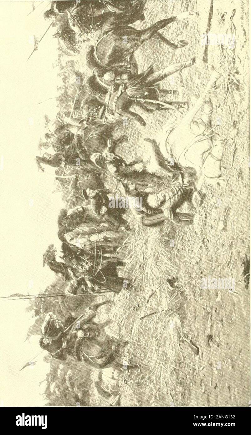 Von 1800 bis 1900 Die wunderbare Geschichte des Jahrhunderts; ihre Fortschritte und Erfolge. . F F. ^? J "c Ra t: u^ Ich. &Lt;. j = C C C  = a? -- Itrap? 5* ? V cE-2 o-. ii den Niedergang und Sturz Napoleons S EMPIRE 91 seiner Minarette von gelben Stein, die Türme und Mauern der berühmten Kremlinrising oberhalb der Schlösser und Gärten, schien es wie einige sagenumwobene Stadt theArabian Nächte. Bewertet mit Begeisterung die Truppen stürzte auf ihn zu. Während ganze Regimenter der Polen auf die Knie fiel, Gott dafür danken, dass Sie liefern - ing diese Hochburg der ihre Unterdrücker in ihre Hände. Es war eine leere Stadt, in der die W Stockfoto