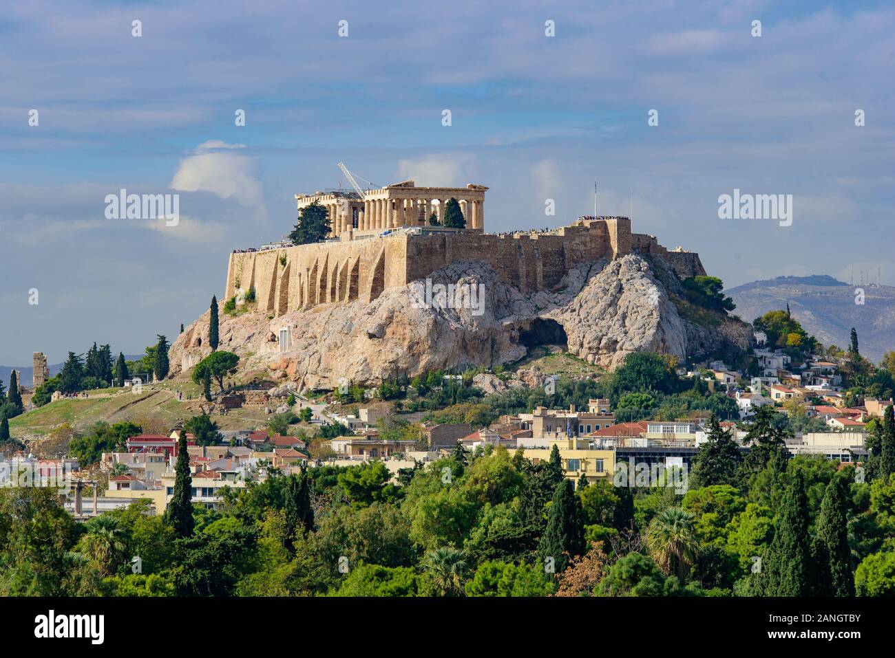 Akropolis von Athen, einer alten Zitadelle in Athen, Griechenland Stockfoto