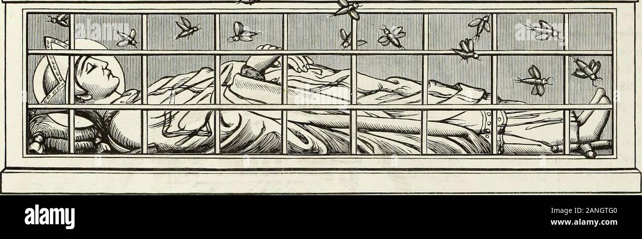 Caractâeristiques des Heiligen dans l'art Populaire. Ce fut làque, découvert par ceux qui le cherchaient, il fut obligédaccepter la Mitre. Saint Pabu, évêque deTongres. Vgl. Neige, s. 57^, etc Saint Birnstan {Biristanus, Brinstanus usw.), bénédic-Dose et évêque de Winchester; k Septembre ou2h Février, 93/t. Il avait une dévotion particulière pour les àmes dupurgatoire, et sen La nuit réciter allait Le psautier dansle Saint-Florent-le-Vieil à Leur inteiition. Une fois entre autres, dit-auf, comme il pieuse accomplissait sa Tâche, il entenditsortir de toutes les tombes La réponse Amen qui témoi - gnait la Reco Stockfoto