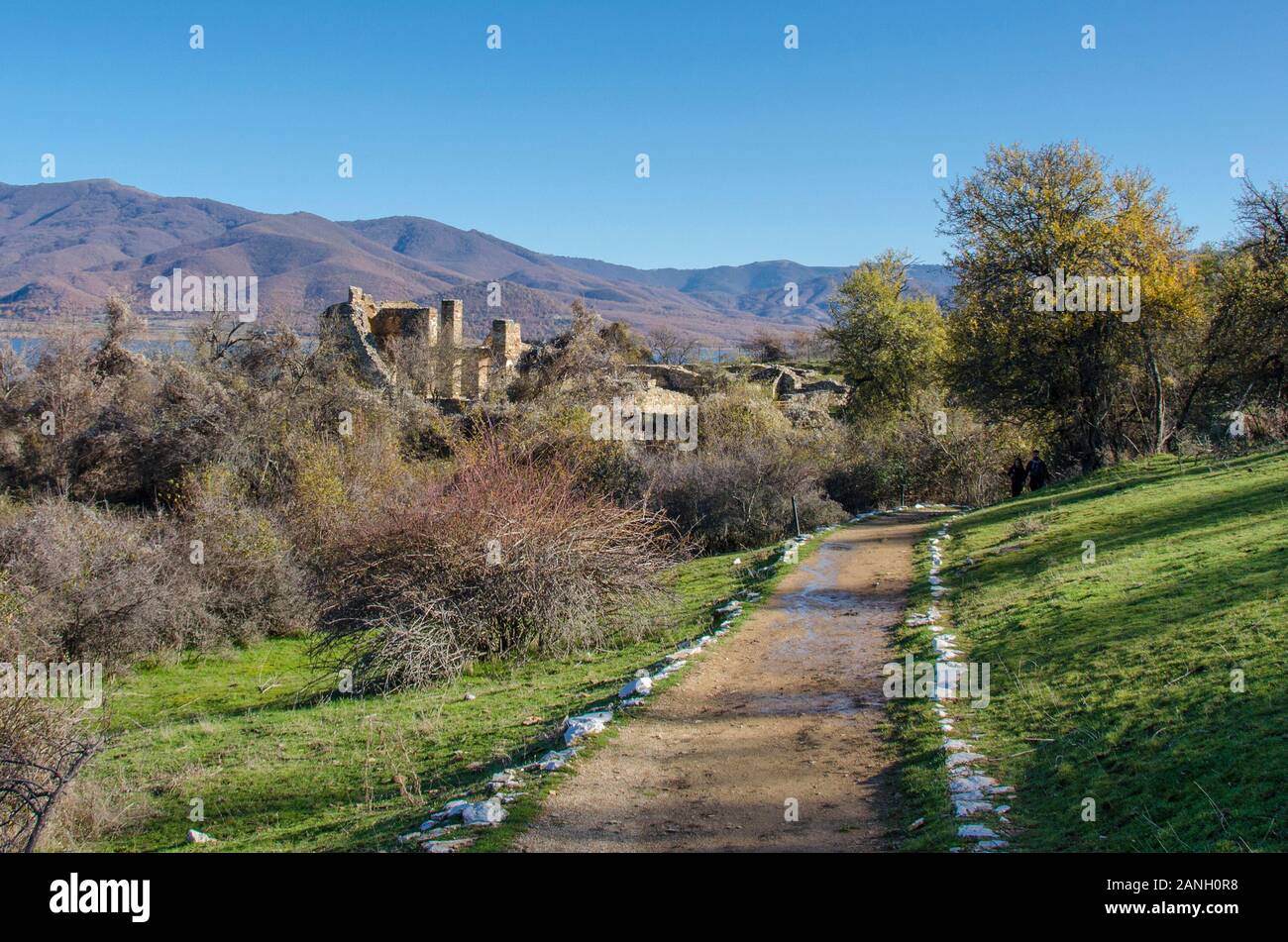 Heiligen Achillios Basilika Agios Achillios, Florina, Griechenland Stockfoto