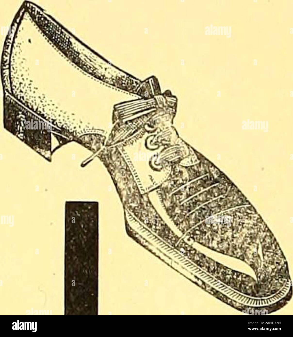 Ravelings. Stil ist DIKTATORISCH. Es VOGUE, M sagt, DIESES PATENT OXFORD, ist THEPROPER STIL FÜR JUNGE Männer, ein T $ 3,50 und $ 5,00 ZEIGEN WIR DIE SCHÖNSTEN STYLES TOSHOEDOM bekannt. Stockfoto