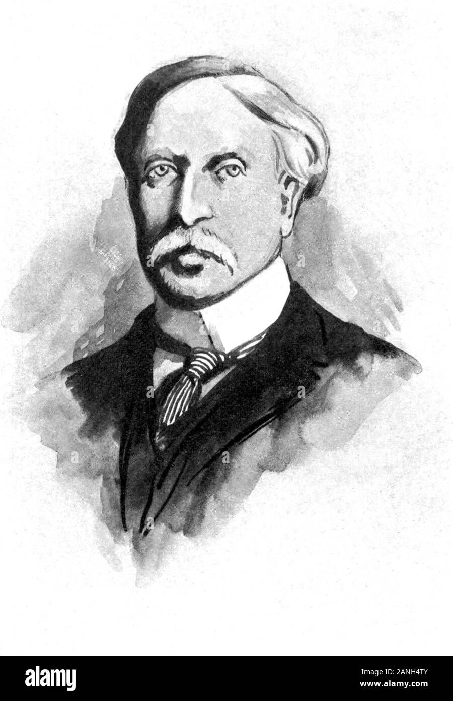 GEORGE MOORE (1852-1933), irischer Schriftsteller, Dichter und Dramatiker Stockfoto