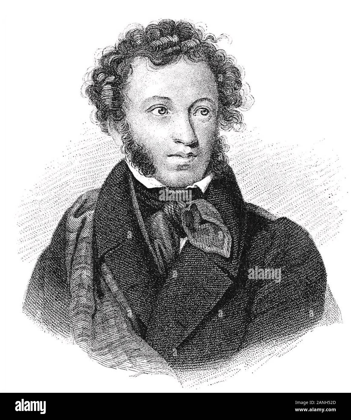 ALEXANDER PUSCHKIN (1799-1837) russische Dichter, Dramatiker und Romancier, 1827 Stockfoto