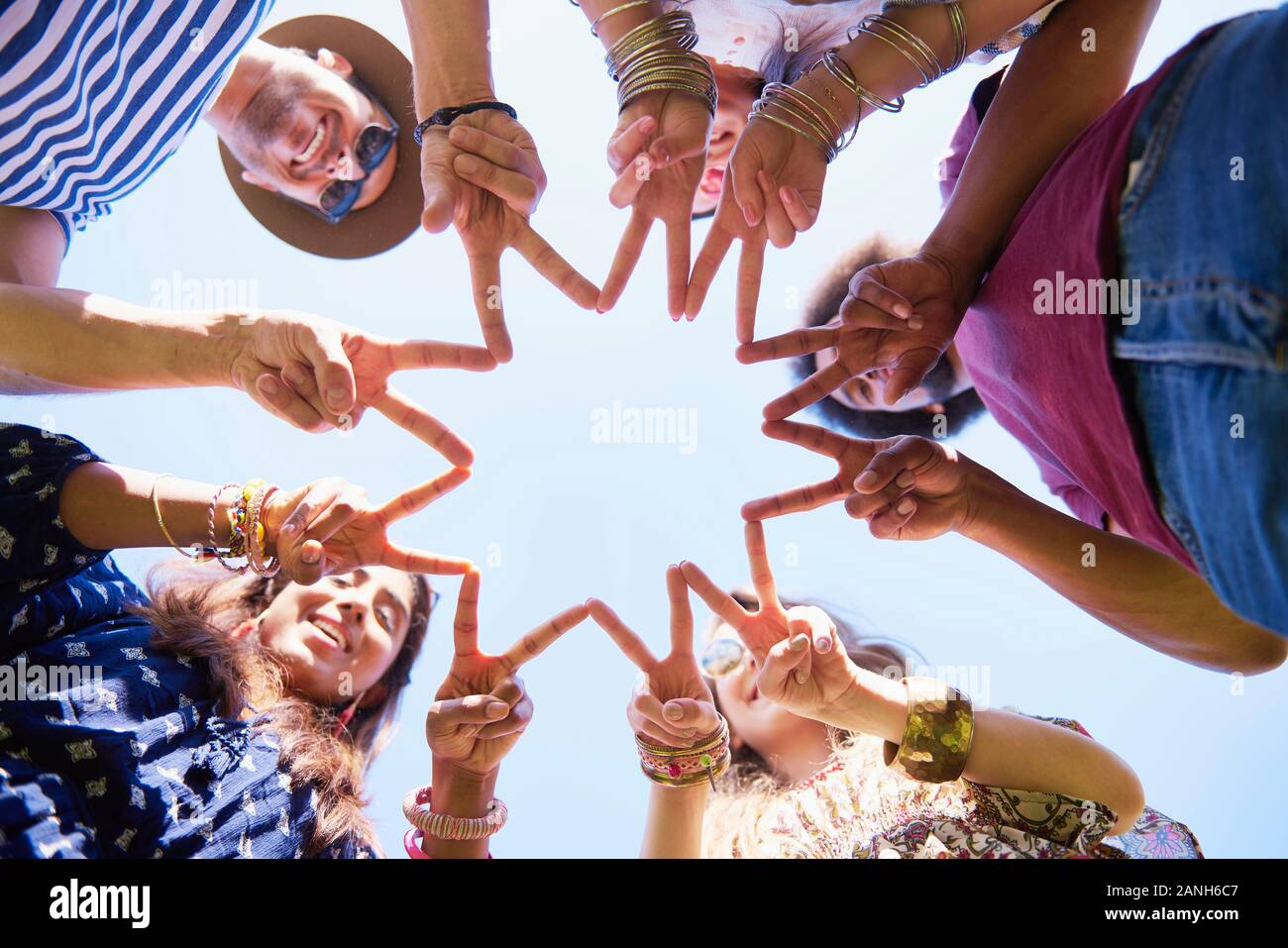 Sommerzeit bei den Festspielen Stockfoto