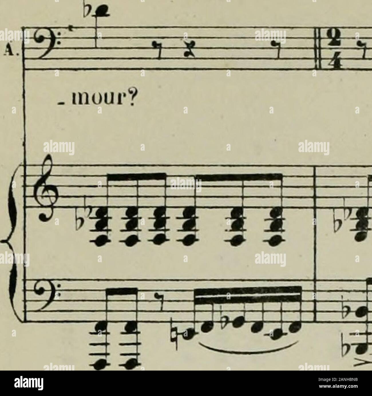 La Statue Opera En Trois Actes De Jbarbier Mcarrepartition Chant Et Piano Transcrite Par Georges Bizet L A Leiiir Einer Promesse 1 T 4 W Tt E R O S Lt 3 Allegro Selim