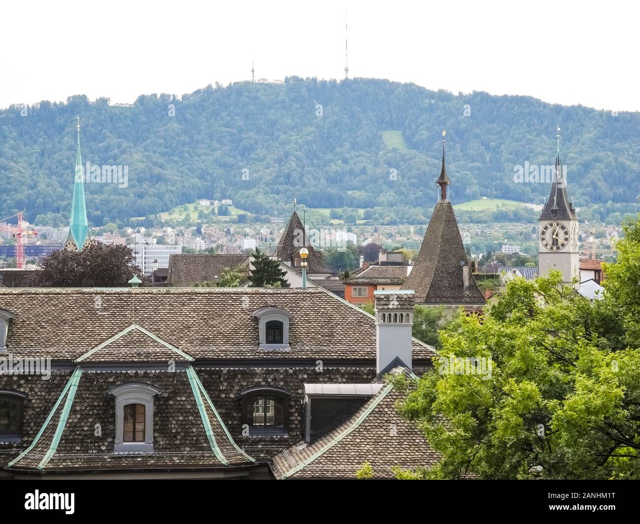 Rund um die Stadt Zürich, Schweiz, Westeuropa Stockfoto