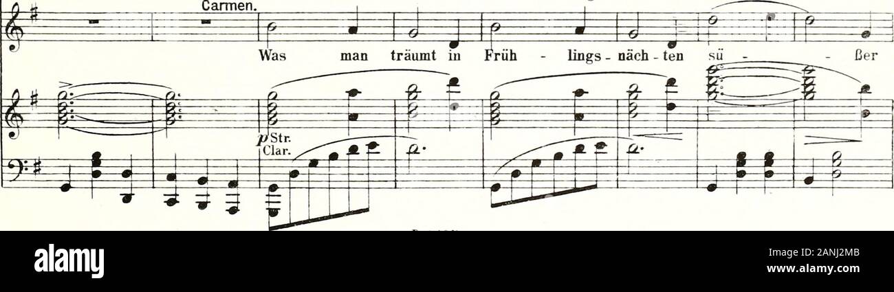 Die ideale Gattin: Operette in drei Akten. (Von of this Stelle eine kann eventuell Sterben sofort Prosa weiter Stachel vom Orchester Klavier begleitet.) Elvira. Beispiele und war Sie eine meiner Stelle tun? Etc. laut Buch. i i3 i pp-El. £-O^dientL war der Mensch träumt in der Früh - lings-nach-zehn sü SSer. D-eiOo 44 Kl Auto. te £ =^^=^# Mäd-chen-Traum, dem bun-te Mär-chen sich ver flech - Zehn, ach, man ahnt es JEEEfS m^a zr B? Mäd-chen-Traum, dem bun-te Mär-chen sich ver flech - Zehn, ach, man ahnt es Fe ±± fa Sitzen^^ Efcl §: I^t ff^s | ^ f f i? M n&gt; r i&gt;] lMrJ^ rtrF * El. Ö^ kaum, wie schnell er v Stockfoto