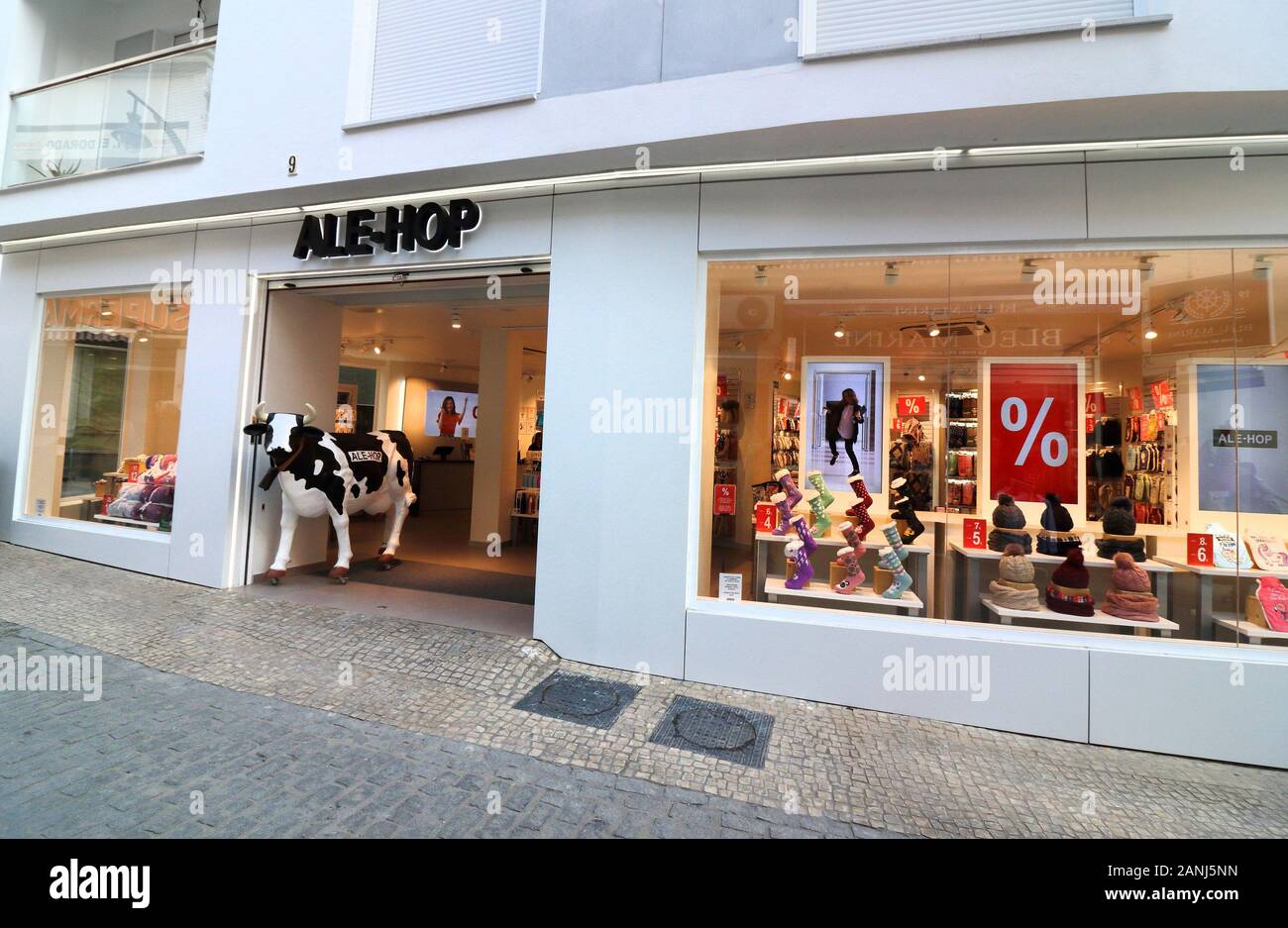 Malaga, Spanien. 13 Jan, 2020. Ale-Hop store in Costa del Sol, Malaga gesehen. Credit: Keith Mayhew/SOPA Images/ZUMA Draht/Alamy leben Nachrichten Stockfoto