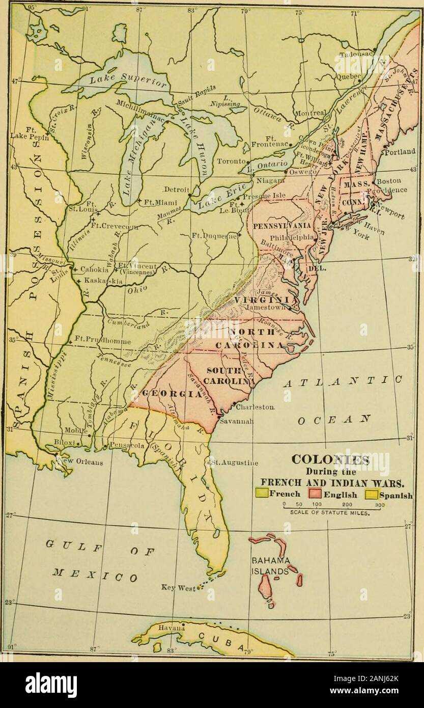 Grundlagen der Vereinigten Staaten Geschichte. orth Americaby die Spanier, begann Erkundungen im Tal der ten rechtsstehenden zu machen. Lawrence. Im Jahre 1608 gründete Champlain Québec, und fromthat Zeit französische Priester, Trapper und Abenteurer pushedtheir Weg westwärts, bis Sie die weiteste bordersof der Großen Seen erreicht hatte. Marquette und Joliet fanden die Missis- sippi. La Salle erkundet sie an den Golf von Mexiko und tookpossession von Louisiana. Die Französische schickte dann Kolonisten die Mündung des Mississippi, und baute verschiedene Forts und vereinbaren - rungen zwischen IT und Quebec. So kam es, dass zwei Nationen waren Stockfoto