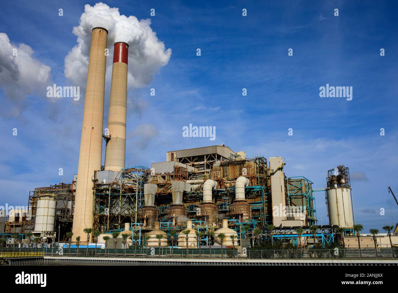 Teco Big Bend Station - Kohlekraftwerk, Tampa Bay, Florida Stockfoto