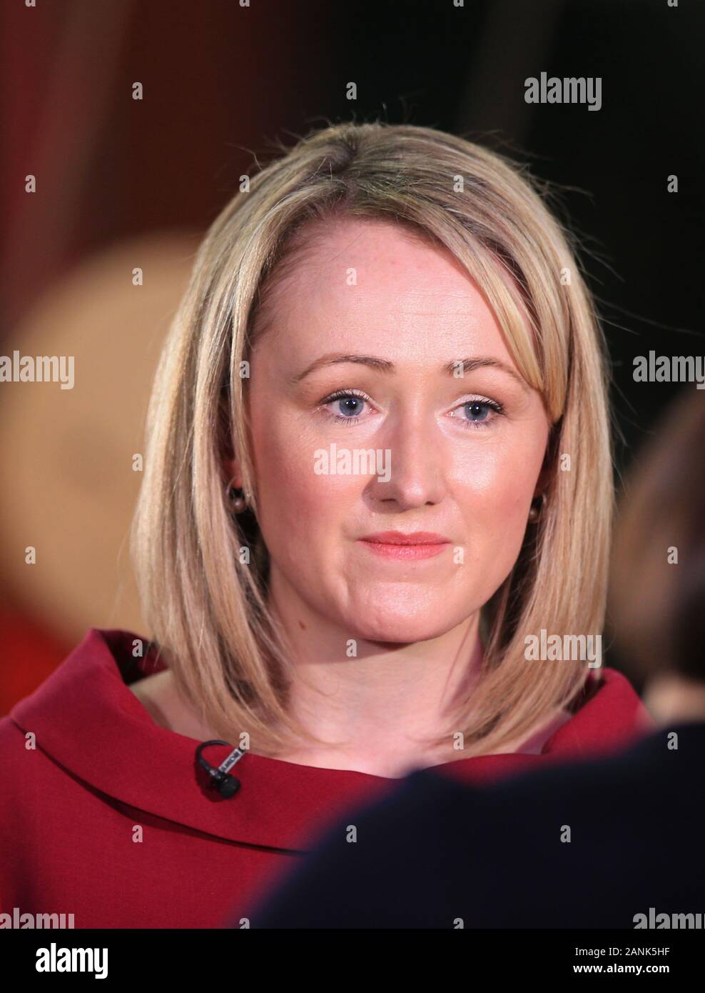 Rebecca Long-Bailey startet ihre Kampagne für Labour Party Führung zu einem Mitglieder und Unterstützer" Ereignis in der Wissenschaft & Industrie Museum, Manchester. PA-Foto. Bild Datum: Freitag, Januar 17, 2020. Siehe PA Geschichte Politik Arbeit. Foto: Peter Byrne/PA-Kabel Stockfoto