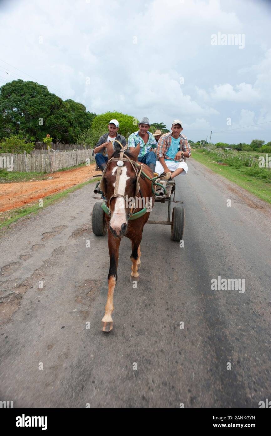 Street Scene. El Cayuco, Pinar del Río, Kuba. Stockfoto