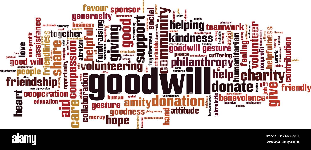 Kulanz Wort Cloud Konzept. Collage aus Worten über Kulanz. Vektorgrafiken Stock Vektor