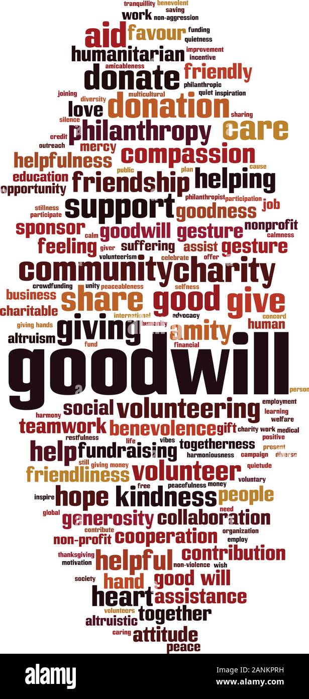 Kulanz Wort Cloud Konzept. Collage aus Worten über Kulanz. Vektorgrafiken Stock Vektor