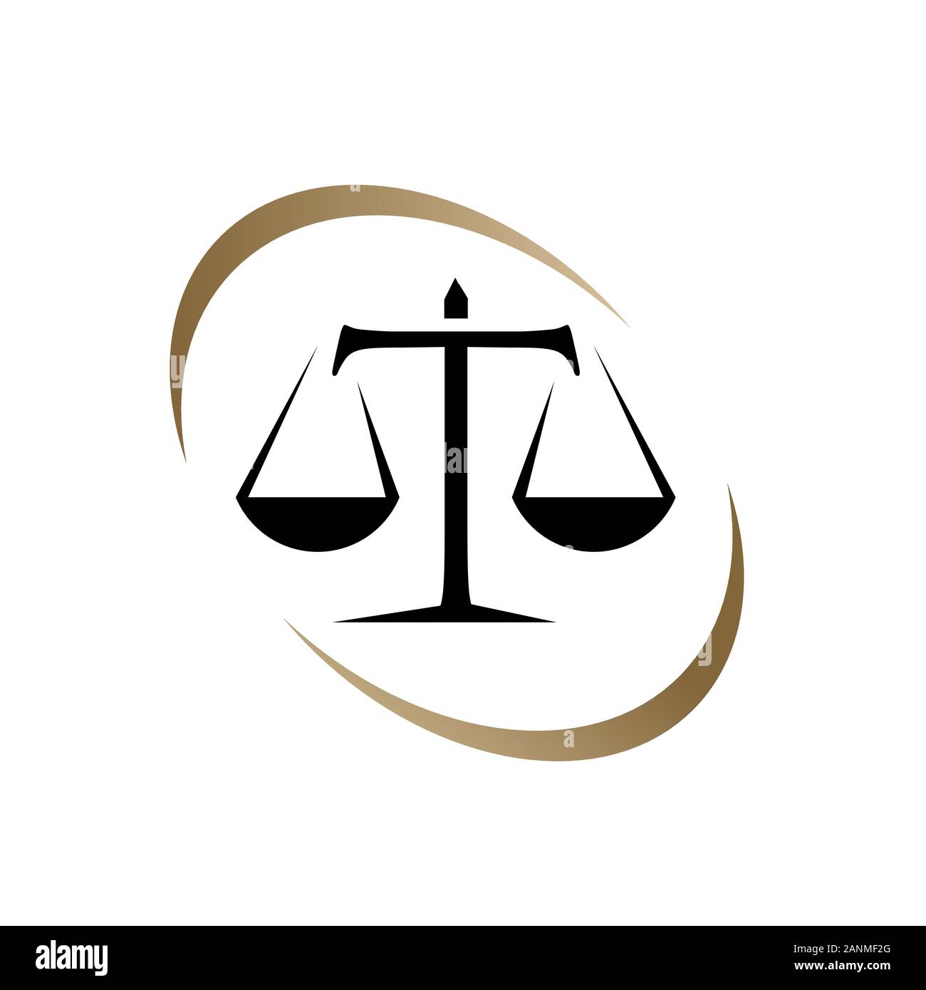Waage der Gerechtigkeit Logo Design Vektor für Recht und Rechtsanwalt lirm Law Office Dienstleistungen Stock Vektor