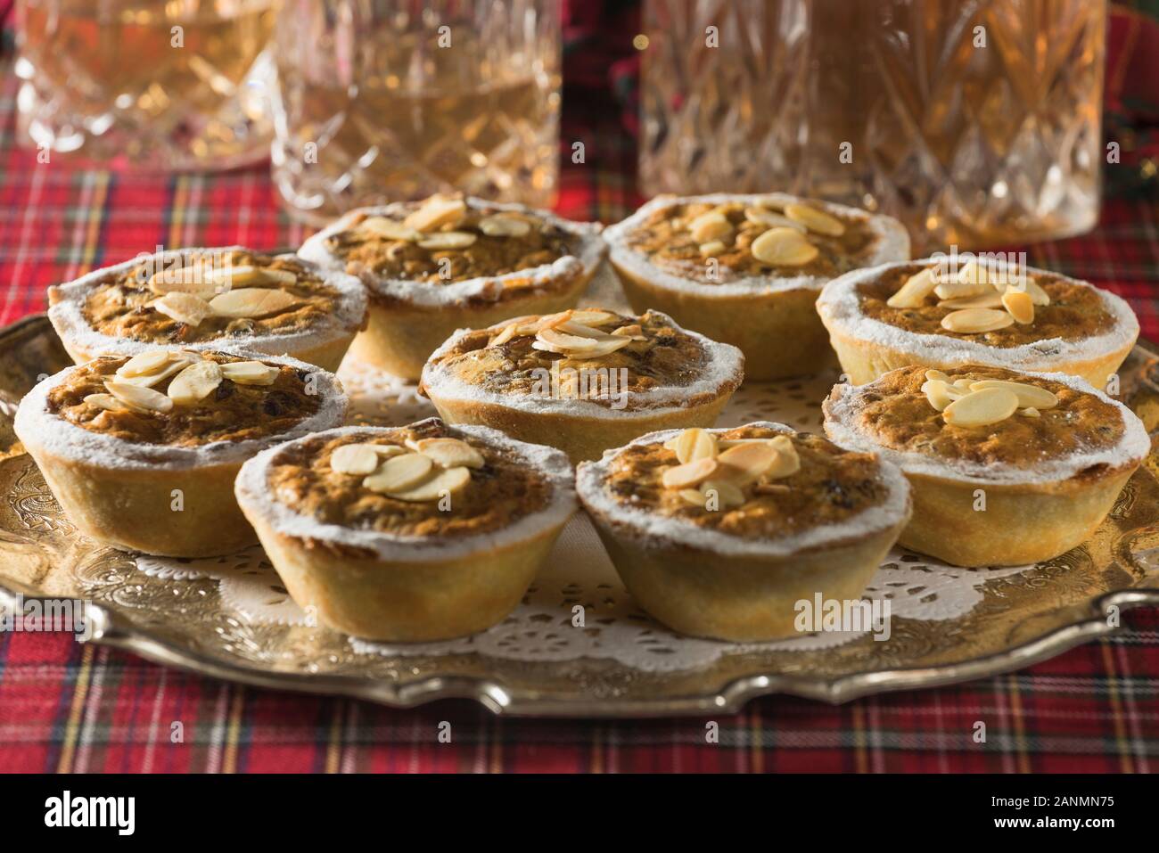 Ecclefechan Torten. Schottischer Nachtisch. UK Essen Stockfoto