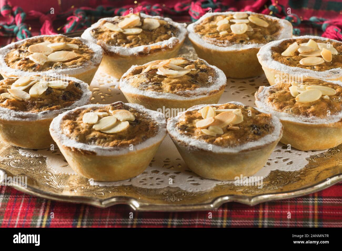 Ecclefechan Torten. Schottischer Nachtisch. UK Essen Stockfoto